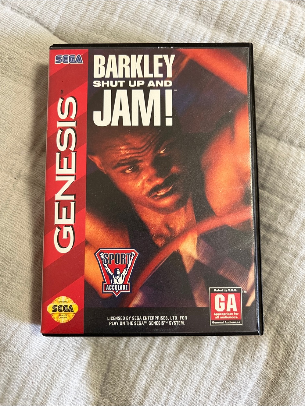 Sega Genesis Barkley Shut Up And Jam! Video Game